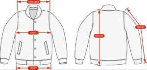 Men Size Chart for Leather Jacket